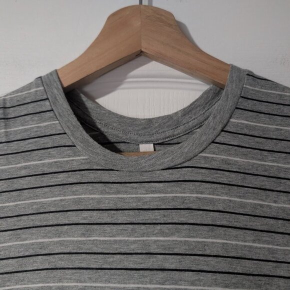Aritzia The Group by Babaton | Lagarde T-Shirt In Heather Grey Stripe - Picture 3 of 10